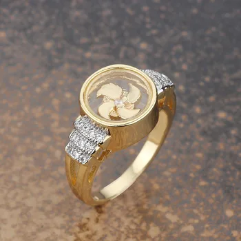 Windmill Finger Rings Middle East 18 Gold Color Zircon Micro Paved Ring Lucky Rotatable Windmill Jewelry Dropshipping Wholesale
Windmill Finger Rings Middle East 18 Gold Color Zircon Micro Paved Ring Lucky Rotatable Windmill Jewelry Dropshipping Wholesale