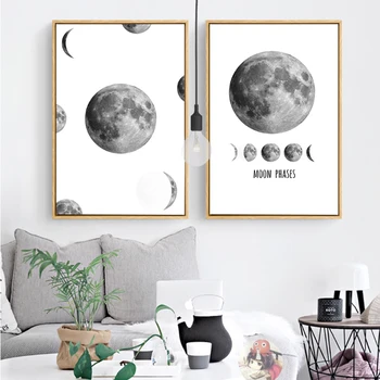 Minimalist Moon Phases Canvas Painting Nordic Poster Graphic Black White Wall Art Pictures For Living Room Home Decor Unframed
Minimalist Moon Phases Canvas Painting Nordic Poster Graphic Black White Wall Art Pictures For Living Room Home Decor Unframed