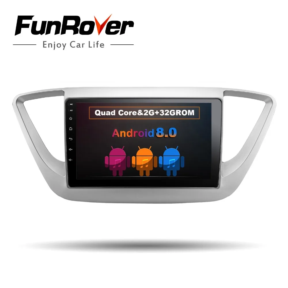 Funrover 9" 2 din Android 8.0 Car DVD GPS multimedia Player For Hyundai Verna Solaris Accent 2017-18 Car Radio tape recorder rds
Funrover 9" 2 din Android 8.0 Car DVD GPS multimedia Player For Hyundai Verna Solaris Accent 2017-18 Car Radio tape recorder rds
