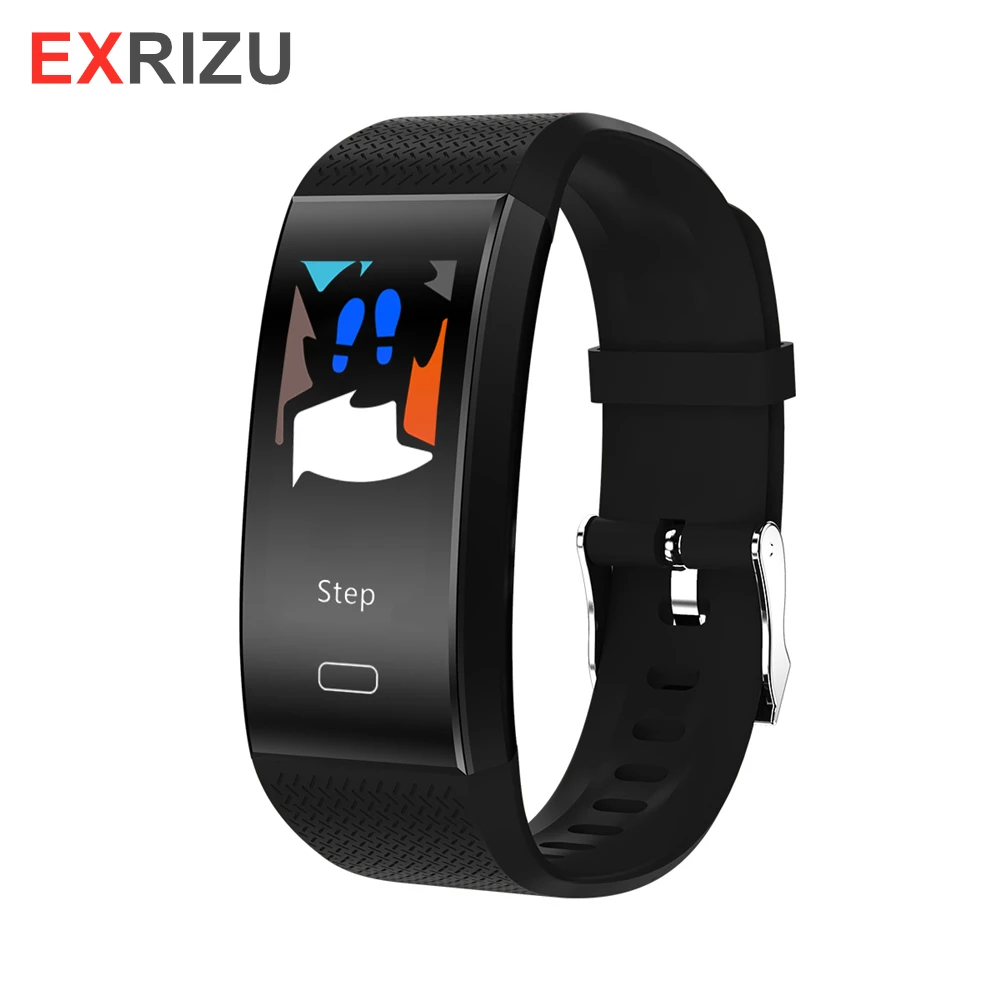 EXRIZU TF6 Smart WirstBand OLED Color Screen Heart Rate Blood Pressure Fitness Tracker Sleep Monitor Pedometer Sport Activity
EXRIZU TF6 Smart WirstBand OLED Color Screen Heart Rate Blood Pressure Fitness Tracker Sleep Monitor Pedometer Sport Activity