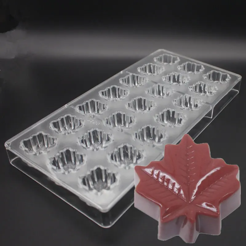 Pastry Tool Maple Leaf Shape Chocolate Mold Clear Polycarbonate Chocolate Mold Plastic Mold Handmade Chocolate Mold
Pastry Tool Maple Leaf Shape Chocolate Mold Clear Polycarbonate Chocolate Mold Plastic Mold Handmade Chocolate Mold