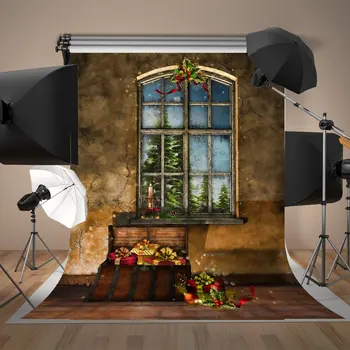 Old room window vintage Brown Wall tree trunk Christmas gift boxes Vinyl cloth High quality Computer print party backdrop
Old room window vintage Brown Wall tree trunk Christmas gift boxes Vinyl cloth High quality Computer print party backdrop