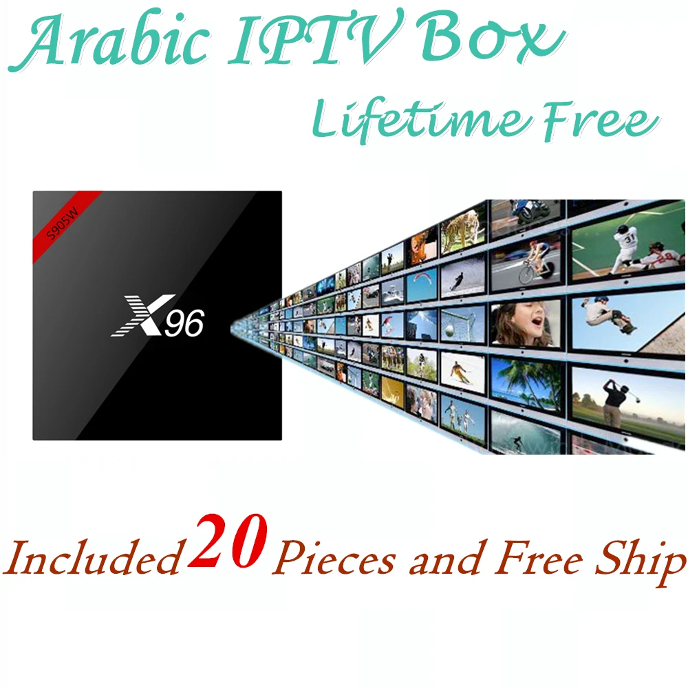 20 PCS DHL Free shipping No monthly payment best and over 860 arabic channels Vshare Arabic IPTV box 
20 PCS DHL Free shipping No monthly payment best and over 860 arabic channels Vshare Arabic IPTV box