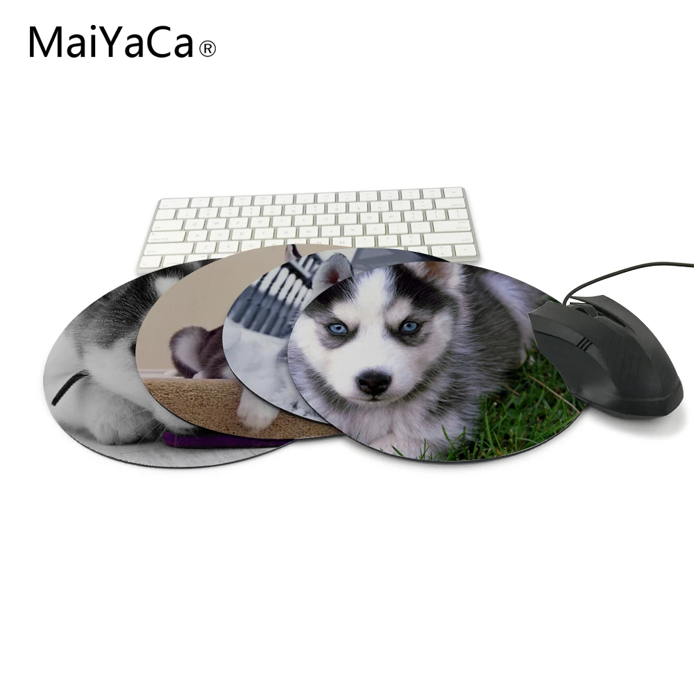 Cute Husky Puppy Pattern Prints Mouse Pad Small Size Round Gaming Non-Skid Rubber Pad
Cute Husky Puppy Pattern Prints Mouse Pad Small Size Round Gaming Non-Skid Rubber Pad