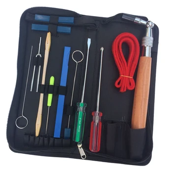 13 Pieces Piano Tuning Tuner Tool Wrench Screwdriver Fork Mute Kit Set with carry Bag
13 Pieces Piano Tuning Tuner Tool Wrench Screwdriver Fork Mute Kit Set with carry Bag