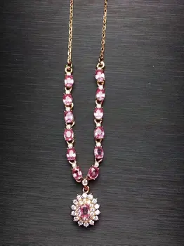 New! Fidelity natural 3*4mm pink sapphire pandant Necklaces s925 sterling silver luxury fine jewelry for women natural gemstone
New! Fidelity natural 3*4mm pink sapphire pandant Necklaces s925 sterling silver luxury fine jewelry for women natural gemstone
