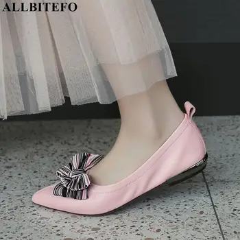 ALLBITEFO large size:34-42 full genuine leather bowtie low-heeled office ladies shoes high quality comfortable women shoes
ALLBITEFO large size:34-42 full genuine leather bowtie low-heeled office ladies shoes high quality comfortable women shoes