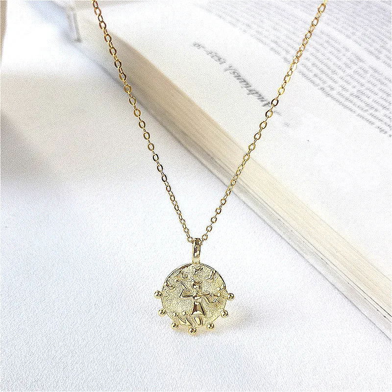 Fengxiaoling Golden Silver Coin Dancing Girl Pendant Necklaces For Women 925 Sterling Silver Necklace Fine Jewelry Gift
Fengxiaoling Golden Silver Coin Dancing Girl Pendant Necklaces For Women 925 Sterling Silver Necklace Fine Jewelry Gift