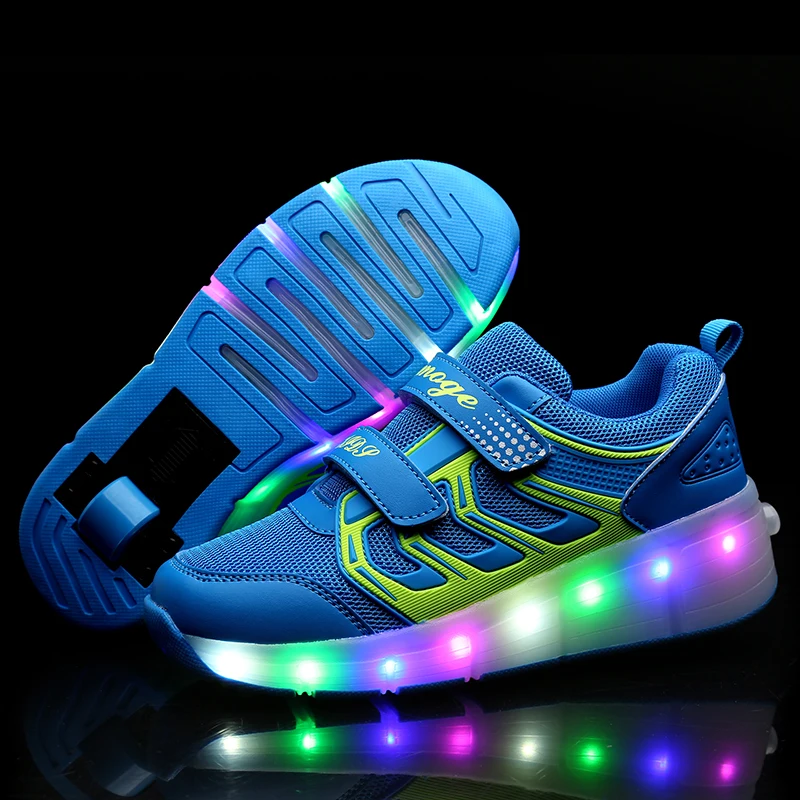 Colorful LED Flashing Single Roller Skate Shoes Flashing LED Roller Shoes Luminous Sneakers Boy Girl Kids Light Up Shoes
Colorful LED Flashing Single Roller Skate Shoes Flashing LED Roller Shoes Luminous Sneakers Boy Girl Kids Light Up Shoes
