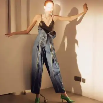 Hot Sale 2019Autumn And Winte Cowboy jumpsuits Casual Body con Zipper Sexy Elegant Strapless Women Night Club Jumpsuit Wholesale
Hot Sale 2019Autumn And Winte Cowboy jumpsuits Casual Body con Zipper Sexy Elegant Strapless Women Night Club Jumpsuit Wholesale