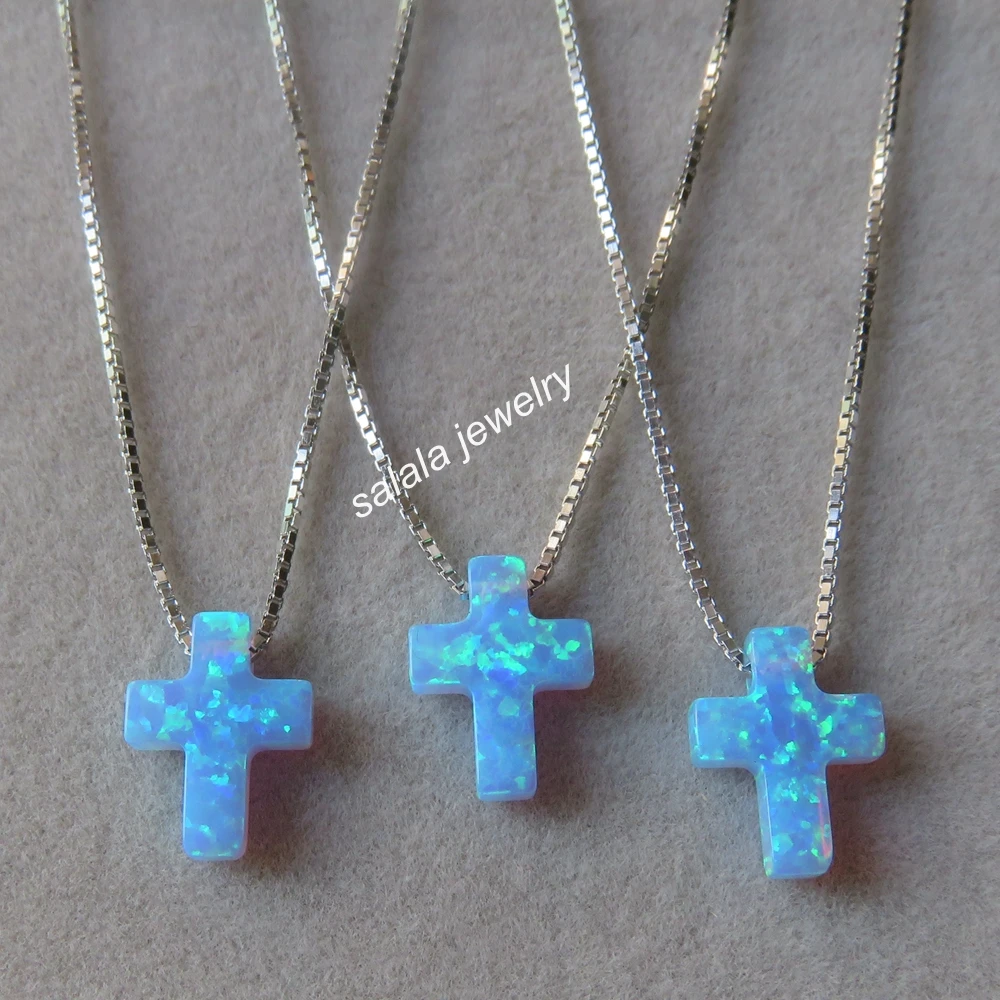 Op06 light Blue 18 inch Opal Necklace 9x12mm Cross Opal Necklace ,925 Sterling Silver Synthetic Light Blue Cross Opal Necklace
Op06 light Blue 18 inch Opal Necklace 9x12mm Cross Opal Necklace ,925 Sterling Silver Synthetic Light Blue Cross Opal Necklace