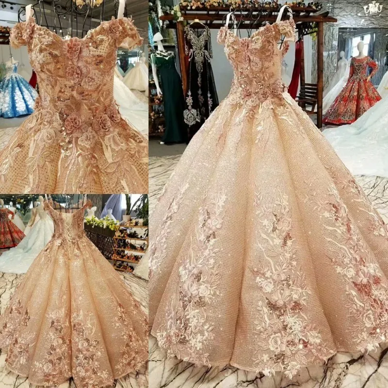 Royal Blue Satin Ball Gowns Wedding Dresses 2018 Custom Made Lace Beaded Boat Neck Chapel Train Corset Elegant Bridal | Свадьбы и