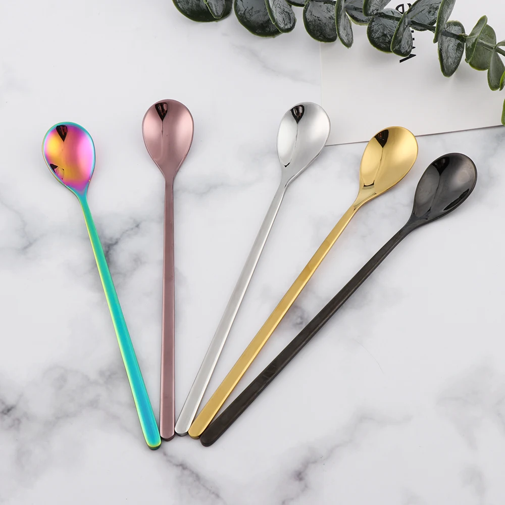 Kitchen Stainless Steel Round Shovel Coffee Spoon Long Handle Stirring Scoop Dessert Flatware Milk Tea Cafe
Kitchen Stainless Steel Round Shovel Coffee Spoon Long Handle Stirring Scoop Dessert Flatware Milk Tea Cafe