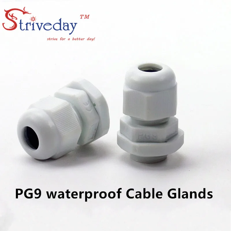 100pcs/lot White Black PG9 Nylon cable gland Wiring Accessories LED cable connector waterproof Gland
100pcs/lot White Black PG9 Nylon cable gland Wiring Accessories LED cable connector waterproof Gland