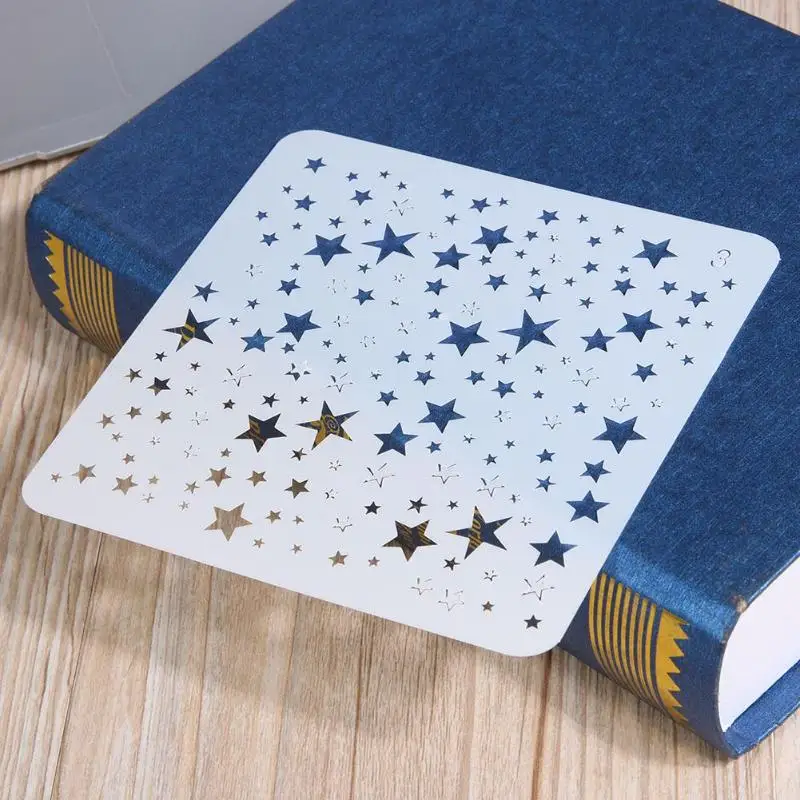 Drawing Template DIY Photo Album Drafting Tool A6 Page Hollow Ruler for School Office Popular Creative Fashion Painting Supplie
Drawing Template DIY Photo Album Drafting Tool A6 Page Hollow Ruler for School Office Popular Creative Fashion Painting Supplie