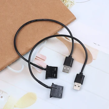 2pcs 4 Pin 12V To 5V USB 2.0 Connection Cable Computer Fan Power Cable Connector Adapter 4pin Fan To USB Adapter Cables
2pcs 4 Pin 12V To 5V USB 2.0 Connection Cable Computer Fan Power Cable Connector Adapter 4pin Fan To USB Adapter Cables