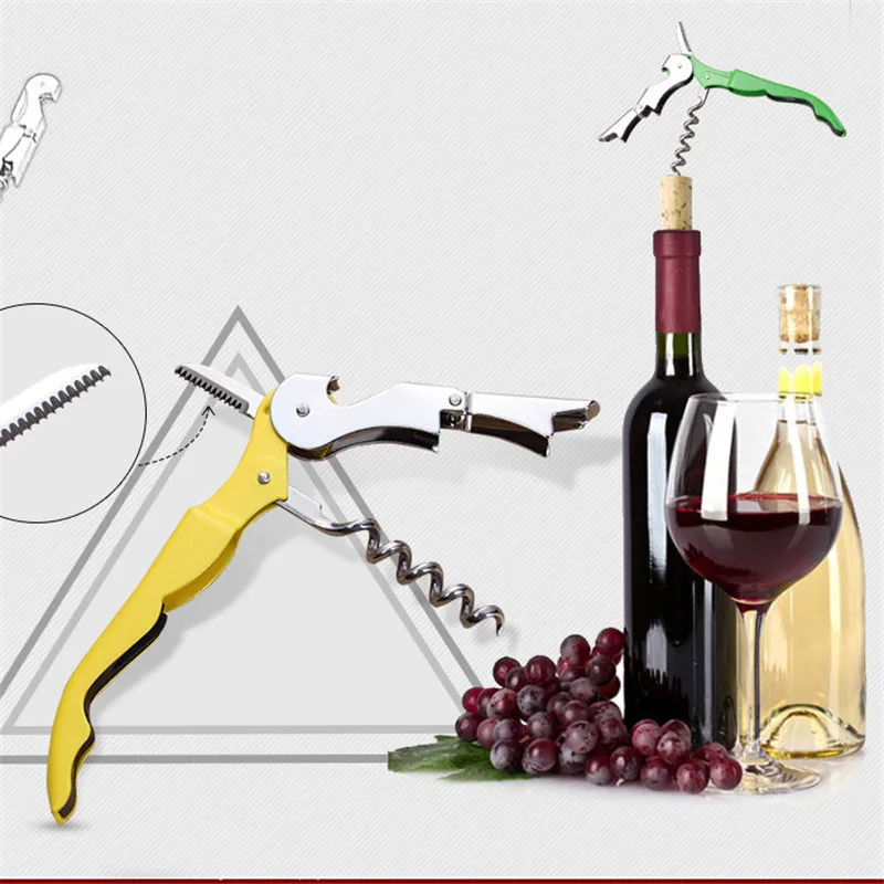 Stainless steel wine to opener corkscrew bottle cap shaker multi-function portable hippocampus wine knife opener beer starter
Stainless steel wine to opener corkscrew bottle cap shaker multi-function portable hippocampus wine knife opener beer starter