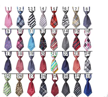 

50pc Pet Dog Double-deck Neckties Small-Middle Dog Ties Collar Handmade Adjustable Dog Ties Pet Bow Ties Dog Grooming Supplies