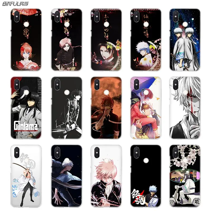 BinFul аниме GinTama мягкий чехол для xiaomi redmi 9a 6A 7A 8A 6Pro note 9 8 7 6 5 Pro 9s 8T Модный