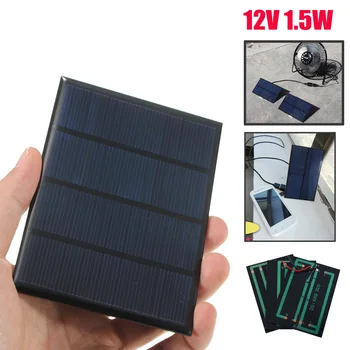 CLAITE 12V 1.5W Mini Polycrystalline Solar Panel Epoxy Solar Cells Silicon DIY Battery Power Bank Charger Solar Module System
CLAITE 12V 1.5W Mini Polycrystalline Solar Panel Epoxy Solar Cells Silicon DIY Battery Power Bank Charger Solar Module System