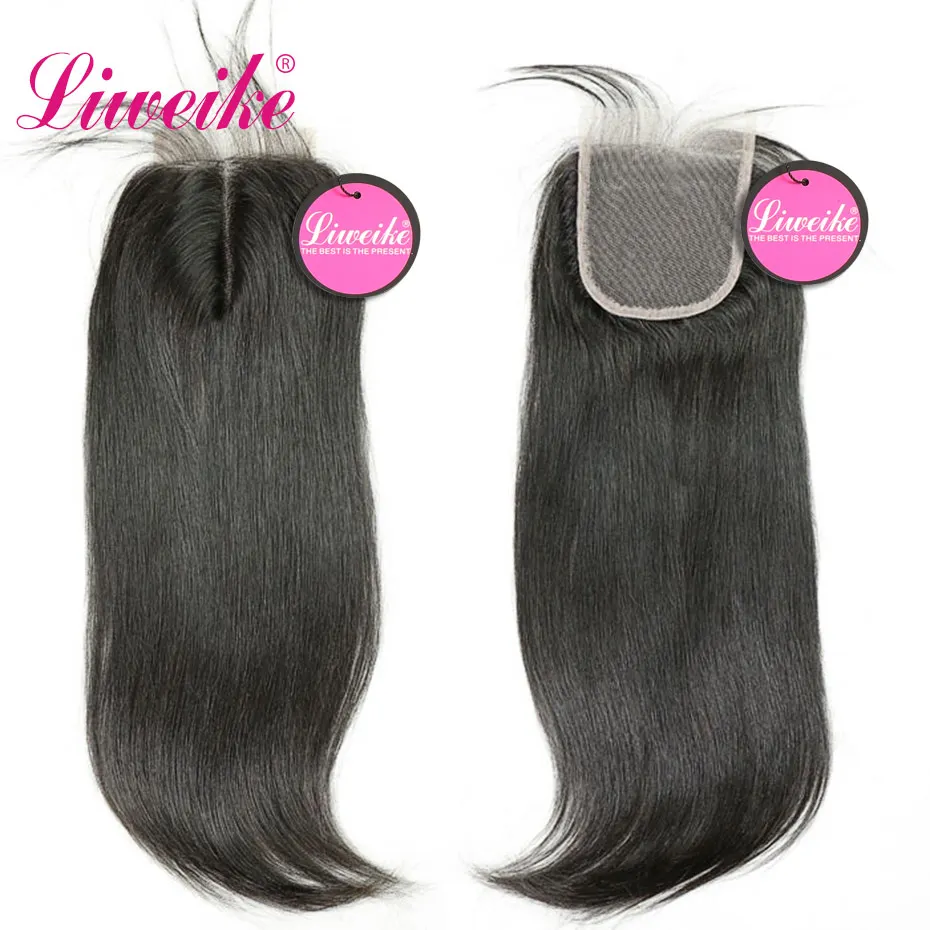 Liweike Straight 4*4 Lace Closure 100% Brazilian Human Hair Silky Remy Hair 1B Free Part Transparent Lace Closures 4x4 Frontal
Liweike Straight 4*4 Lace Closure 100% Brazilian Human Hair Silky Remy Hair 1B Free Part Transparent Lace Closures 4x4 Frontal