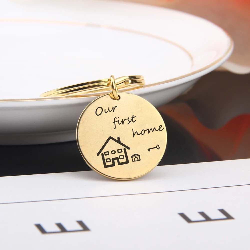 Key Chain Engraved Our First Home Keyring Jewelry Housewarming Sweet New Home Gifts For Lover Couples New Homeowner Key Tag
Key Chain Engraved Our First Home Keyring Jewelry Housewarming Sweet New Home Gifts For Lover Couples New Homeowner Key Tag
