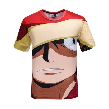 Summer New Digital 3D Cartoon Anime ONE PIECE Luffy Print T-Shirt Short Sleeve Men's Top Cosplay Anime Costume Unisex
Summer New Digital 3D Cartoon Anime ONE PIECE Luffy Print T-Shirt Short Sleeve Men's Top Cosplay Anime Costume Unisex