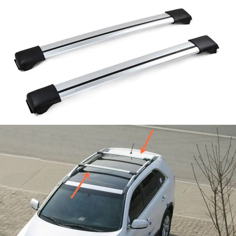For KIA Sorento 2003-2013 2PCS Aluminum Alloy Cross Bar Roof Cargo Luggage Rack
For KIA Sorento 2003-2013 2PCS Aluminum Alloy Cross Bar Roof Cargo Luggage Rack