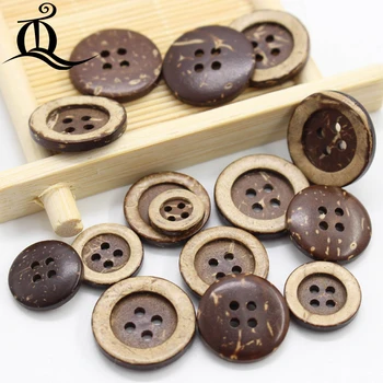New high quantity Thick edge 10-25mm 50PCs Brown Coconut Shell Buttons 2 Holes Sewing Buttons Scrapbooking Sewing Accessories
New high quantity Thick edge 10-25mm 50PCs Brown Coconut Shell Buttons 2 Holes Sewing Buttons Scrapbooking Sewing Accessories