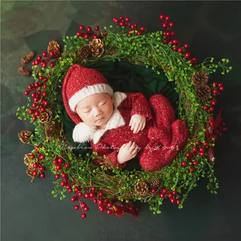 Newborn Christmas Outfit Baby Hat Romper Onesie Knitted Baby Sleeer Bonnet Santa Bodysuit Footed Onesie Newborn Jumpsuit Props
Newborn Christmas Outfit Baby Hat Romper Onesie Knitted Baby Sleeer Bonnet Santa Bodysuit Footed Onesie Newborn Jumpsuit Props