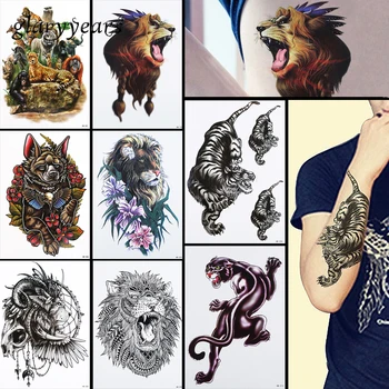 8 Pieces Lion Pattern Design Temporary Tattoo Sticker Unisex Back Body Art Leopard Tiger Decal Tattoo Sticker Sexy Product HB#52
8 Pieces Lion Pattern Design Temporary Tattoo Sticker Unisex Back Body Art Leopard Tiger Decal Tattoo Sticker Sexy Product HB#52