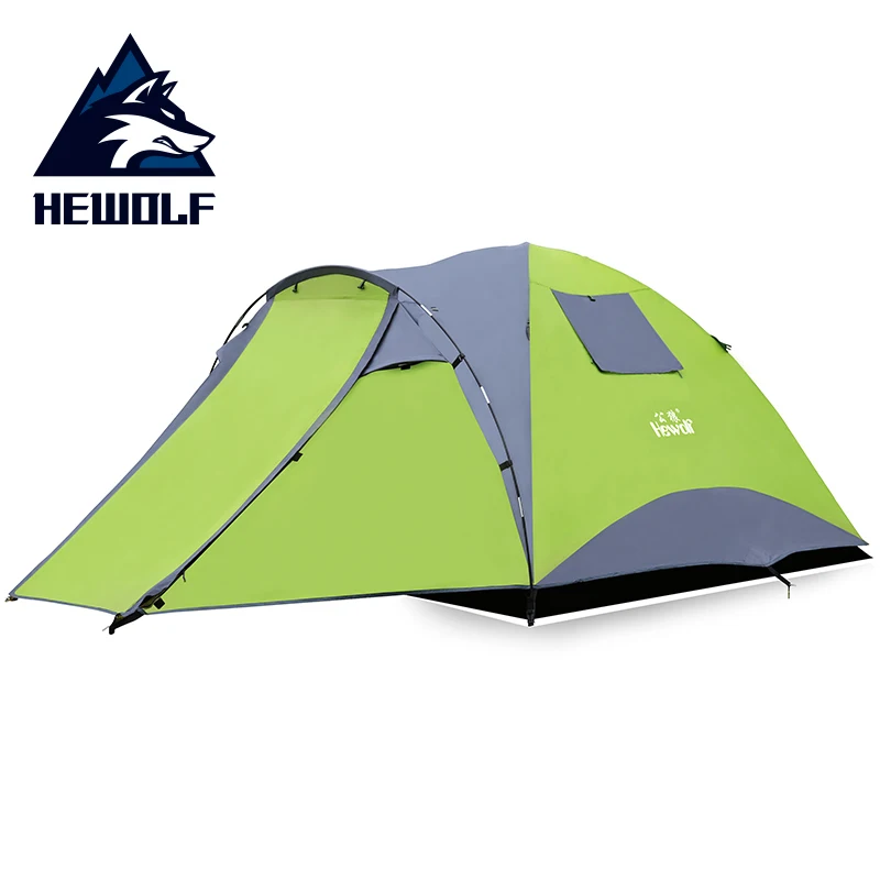 Hewolf Camping Tent Waterproof 3 ~ 4 Person Double-Layer Aluminum Rod 3 Season Family Camping Travel Outdoor Tents For Fishing
Hewolf Camping Tent Waterproof 3 ~ 4 Person Double-Layer Aluminum Rod 3 Season Family Camping Travel Outdoor Tents For Fishing