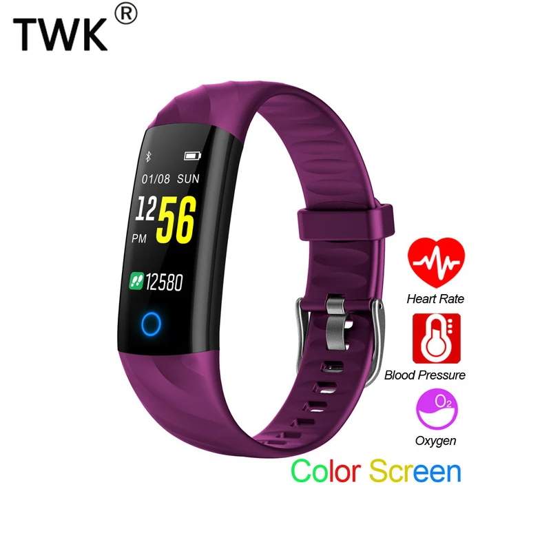 TWK 2019 модные часы Smart watch Для женщин сердечного ритма Фитнес спортивные Шагомер pk