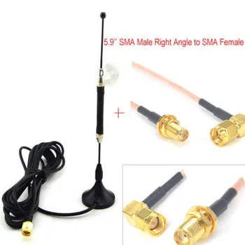 4G Antenna Omnidirectional 10dbi LTE Aerial SMA Magnetic for 4G lte FDD/TDD Router Modem+5.9'' SMA Male to SMA Jack Female Jack
4G Antenna Omnidirectional 10dbi LTE Aerial SMA Magnetic for 4G lte FDD/TDD Router Modem+5.9'' SMA Male to SMA Jack Female Jack