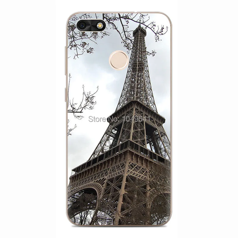 KHW1824B_1_Paris Eiffel Tower Pattern Soft TPU Case for Huawei P9 Lite Mini