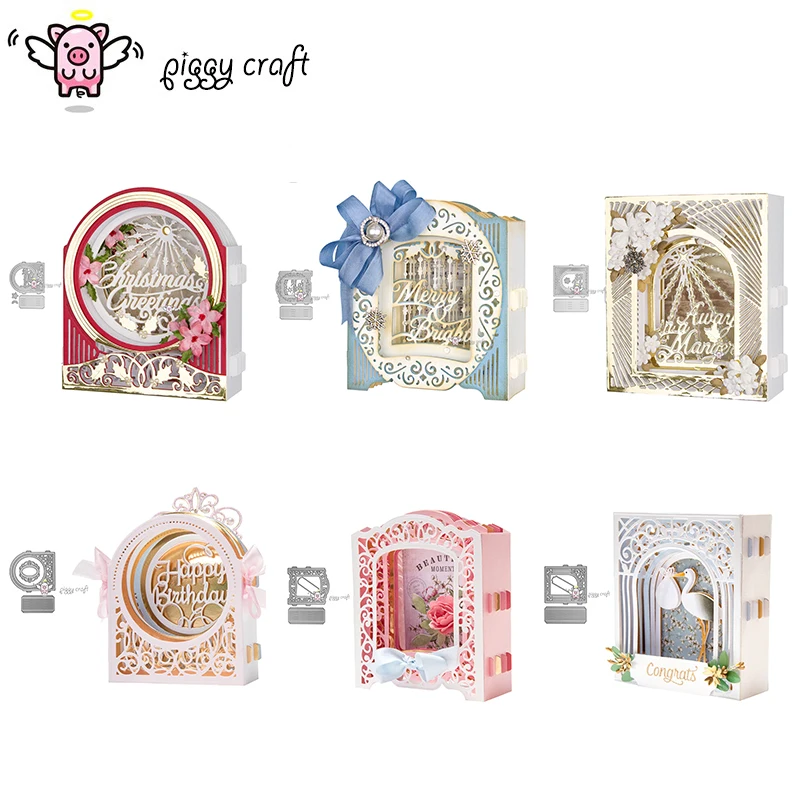 Piggy Craft metal cutting dies cut die mold 2019 New 3D card frame Scrapbook paper craft knife mould blade punch stencils dies
Piggy Craft metal cutting dies cut die mold 2019 New 3D card frame Scrapbook paper craft knife mould blade punch stencils dies