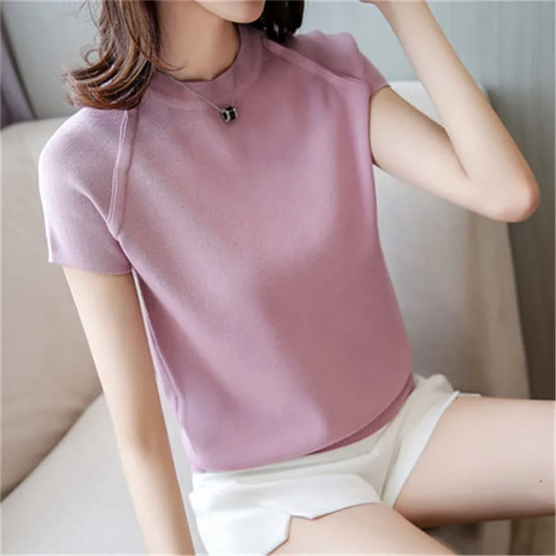 2018 Hot Sale Turtleneck Women Sweaters New Fashion Casual Loose Short Sleeve Pullover Autumn Ladies Knitted Sweater ZY1577
2018 Hot Sale Turtleneck Women Sweaters New Fashion Casual Loose Short Sleeve Pullover Autumn Ladies Knitted Sweater ZY1577