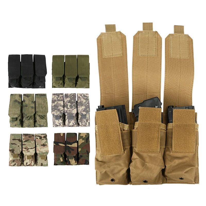 Outdoor Military Tactical Triple Pack Camo Bag Molle Vest Accessory Hunting Waist Tool Kit Nylon 3 Triplets bags For Men Gift
Outdoor Military Tactical Triple Pack Camo Bag Molle Vest Accessory Hunting Waist Tool Kit Nylon 3 Triplets bags For Men Gift
