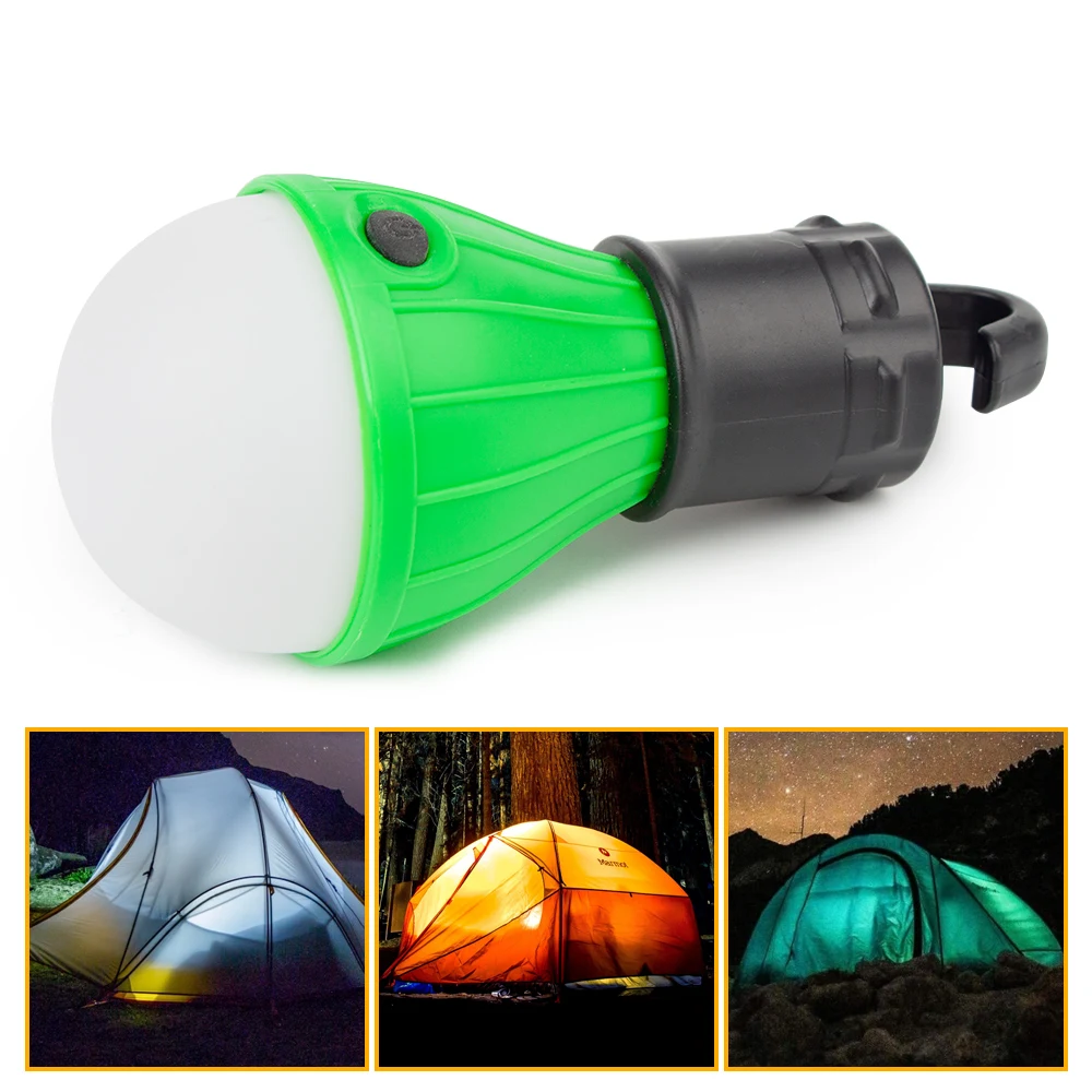 Mini Portable Tent Light LED Bulb Emergency Lamp Waterproof Hanging Hook Flashlight For Camping Night Light Use 3*AAA
Mini Portable Tent Light LED Bulb Emergency Lamp Waterproof Hanging Hook Flashlight For Camping Night Light Use 3*AAA