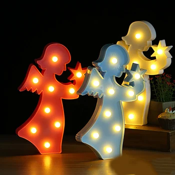 LED Night Light Home Children Bedroom Desktop Table Lamp Lovely Angel Pineapple Shape LED Holiday Lighting Night Decoration
LED Night Light Home Children Bedroom Desktop Table Lamp Lovely Angel Pineapple Shape LED Holiday Lighting Night Decoration