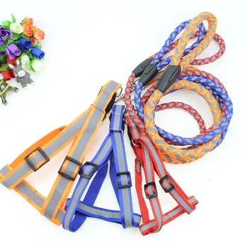 Spot wholesale reflective dog chest with pet traction rope cat traction dog chain pet supplies
Spot wholesale reflective dog chest with pet traction rope cat traction dog chain pet supplies