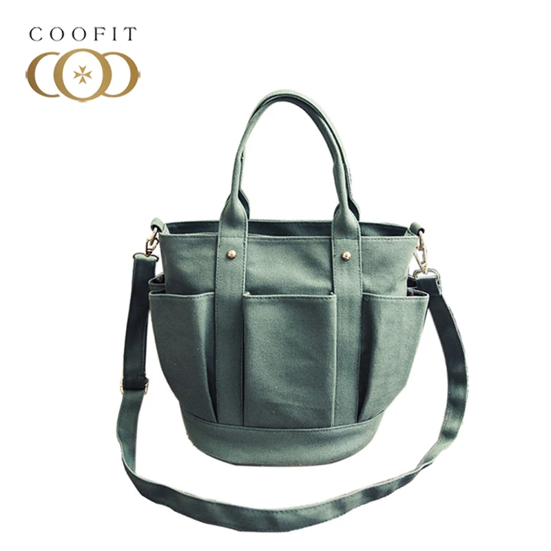 coofit Ladies' Handbag Casual Fashion Canvas Bags Adjustable Shoulder Women Messenger Bags Muti Pockets For Shopping Traveling 
coofit Ladies' Handbag Casual Fashion Canvas Bags Adjustable Shoulder Women Messenger Bags Muti Pockets For Shopping Traveling