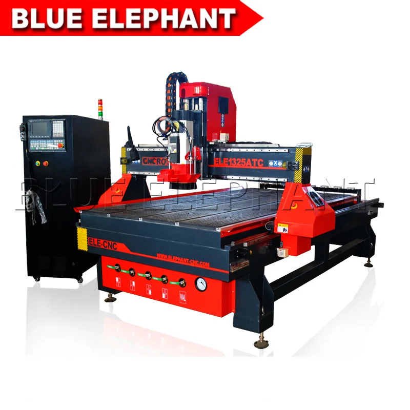 Blue Elephant 3 Axis Wood Engraving CNC Router, Auto Tool Change CNC Milling Machine, ATC Wood Milling Machine Servo Motor
Blue Elephant 3 Axis Wood Engraving CNC Router, Auto Tool Change CNC Milling Machine, ATC Wood Milling Machine Servo Motor