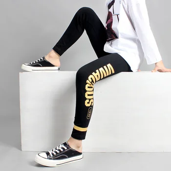 Girls Leggings 10 12 years Teenage Girls Cotton Pant Fashion Golden Print Black Kids Sport Trousers Spring Fall Students Bottoms
Girls Leggings 10 12 years Teenage Girls Cotton Pant Fashion Golden Print Black Kids Sport Trousers Spring Fall Students Bottoms