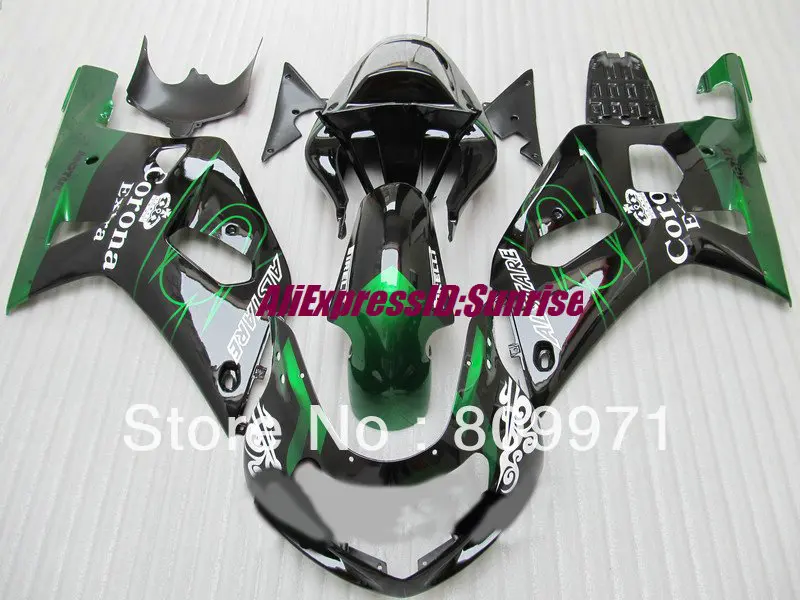 Custom green black Fairing kit for SUZUKI GSXR600 750 GSXR600 GSXR750 GSX-R600 750 K1 01 02 03 2001 2002 2003 Fairings set
Custom green black Fairing kit for SUZUKI GSXR600 750 GSXR600 GSXR750 GSX-R600 750 K1 01 02 03 2001 2002 2003 Fairings set