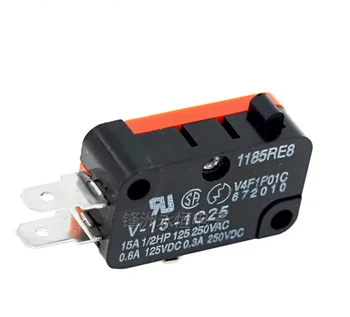 10pcs/lot New Micro switch V-15-1C25 V-152-1C25 V-153-1C25 V-155-1C25 V-156-1C25 Limit switch travel switch Silver contacts
10pcs/lot New Micro switch V-15-1C25 V-152-1C25 V-153-1C25 V-155-1C25 V-156-1C25 Limit switch travel switch Silver contacts