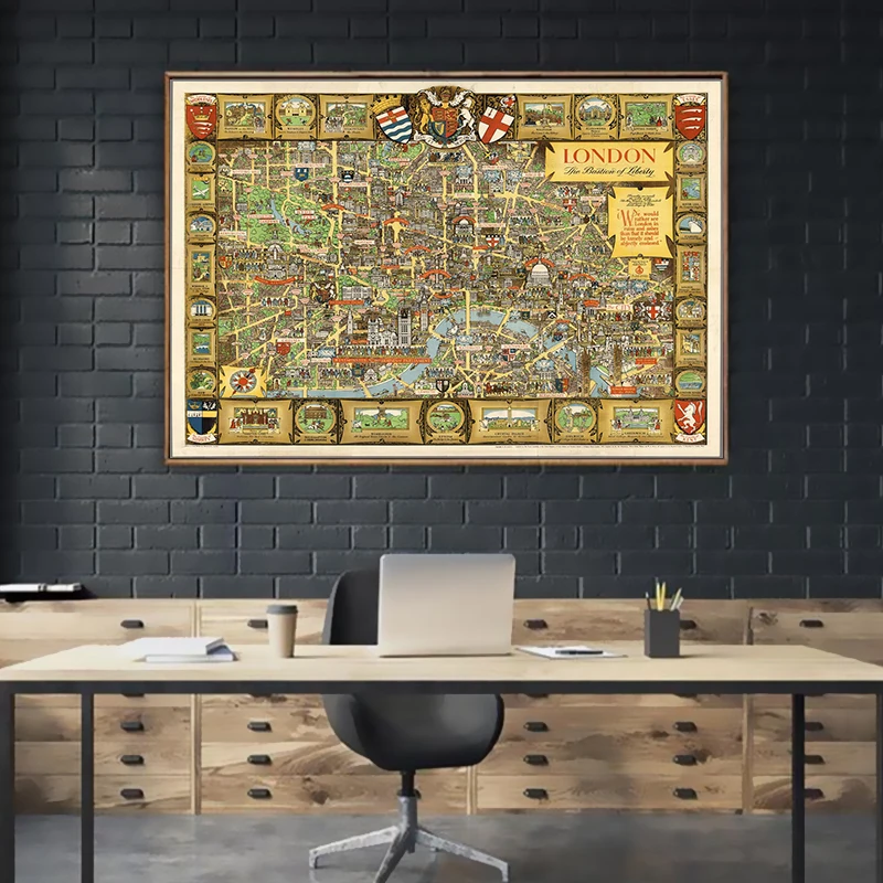 Map of 1946 England London City Great Britain Vintage Maps Canvas Paintings Kraft Posters Wall Stickers Home Decor Family Gift
Map of 1946 England London City Great Britain Vintage Maps Canvas Paintings Kraft Posters Wall Stickers Home Decor Family Gift