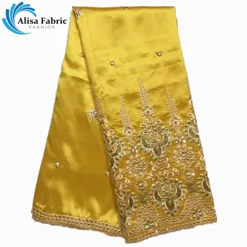 Alisa Yellow Indian George Lace Fabric High Quality Embroidery African George Satin Lace Fabric with sequins For Women Dress
Alisa Yellow Indian George Lace Fabric High Quality Embroidery African George Satin Lace Fabric with sequins For Women Dress