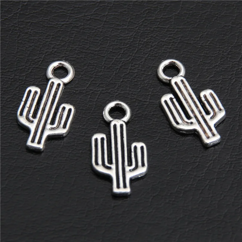 

20pcs Tibetan Silver Cactus Charms Pendants For Necklace Bracelet Jewelry Making DIY Handmade A2811