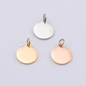 10pcs/Lot Stainless Steel Charms Mirror Polished Round Charm 3 Colors DIY Accessories with 0.7*5mm Jump Ring
10pcs/Lot Stainless Steel Charms Mirror Polished Round Charm 3 Colors DIY Accessories with 0.7*5mm Jump Ring
